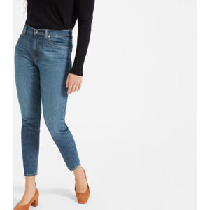 Everlane The High-Rise Skinny Ankle Jean Soft Denim‎ Blue Size 30
